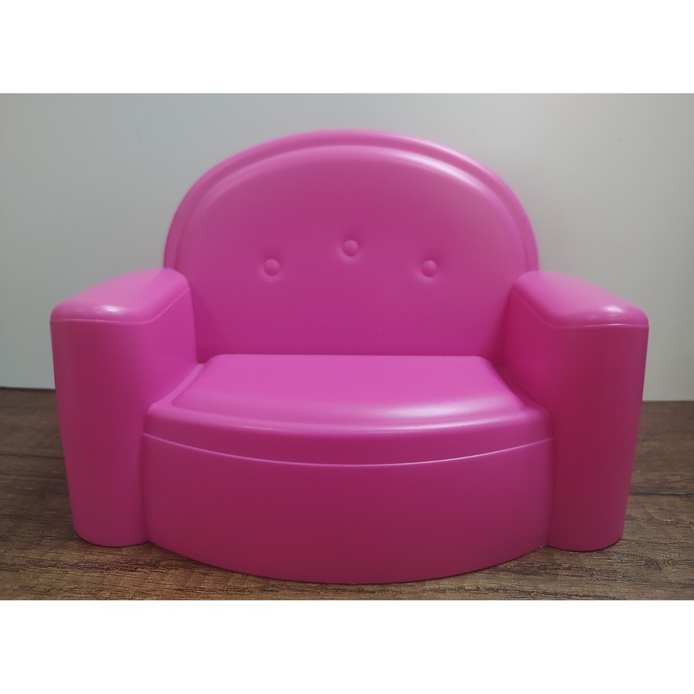 11" Fashion Doll Pink Love Seat Dollhouse Living Room Furniture B10